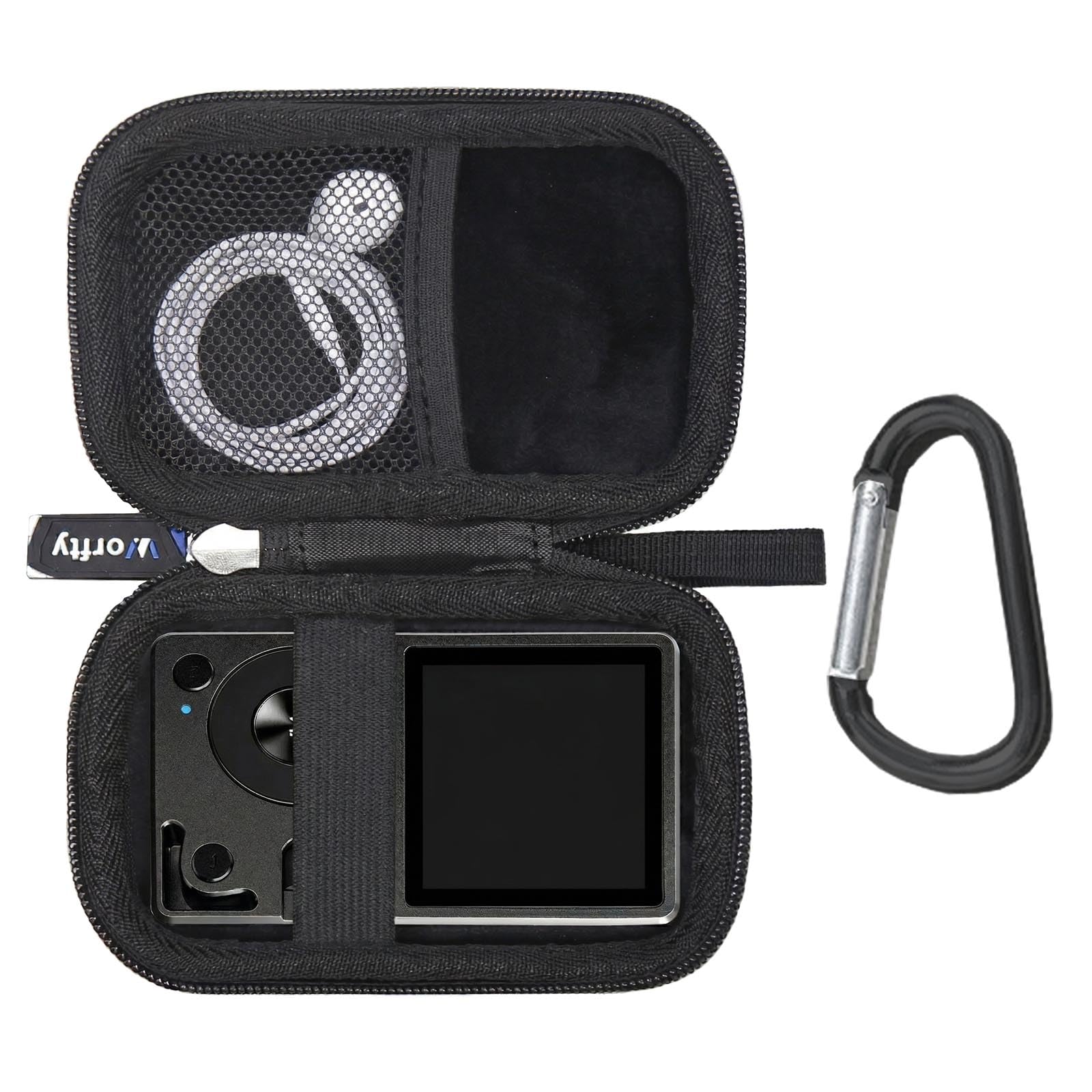Carrying Case for HiFi Walker H2/ SnowSky/FiiO Echo MINI/Surfans F20/ MECHEN M30 HiFi MP3 Music Player(Case Only) (Black)
