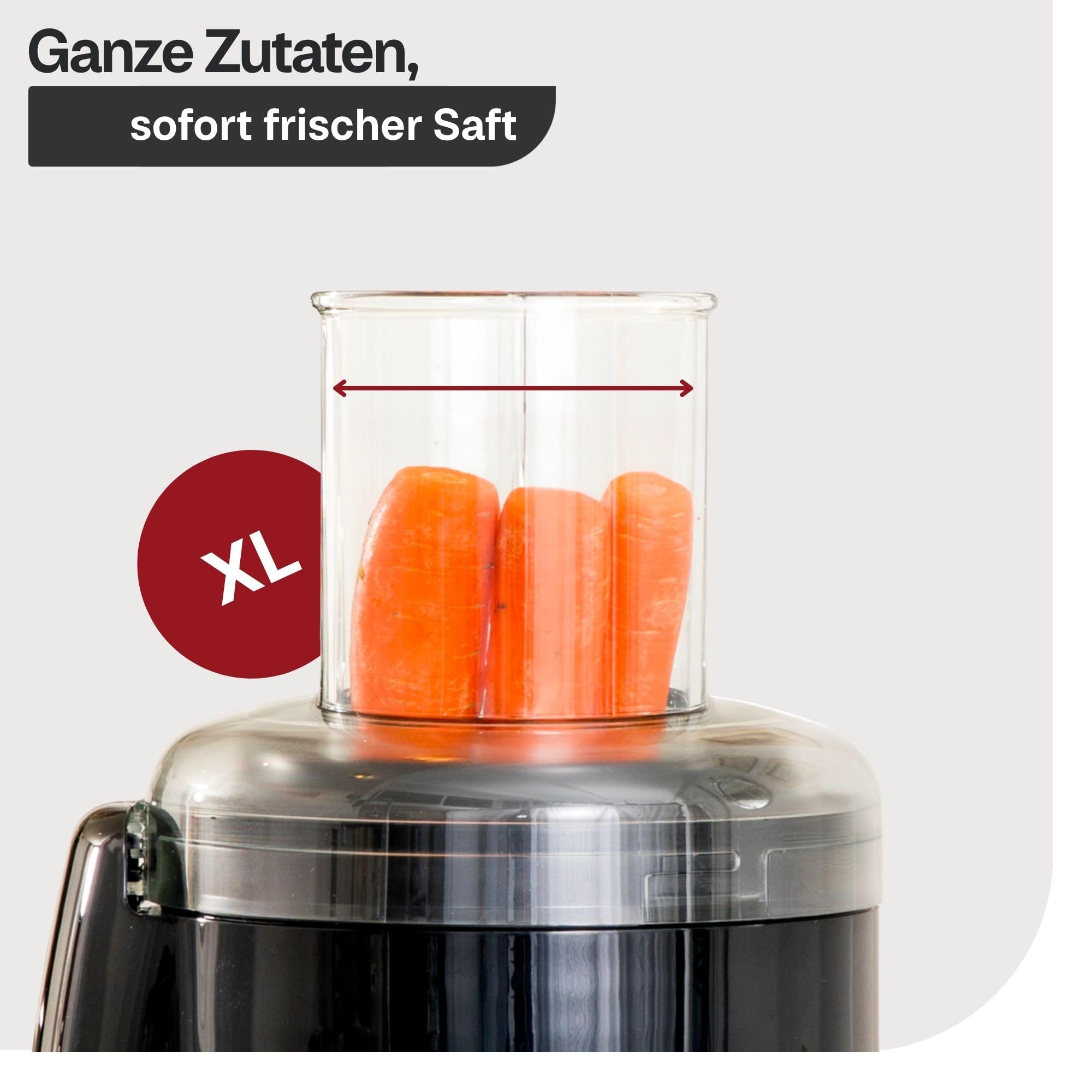 magimix Slow Juicer - Juice Expert 3 - Entsafter 3-in-1, Kaltpress-Technologie, XL-Einfüllschacht, Zitruspresse, Smoothie-Funktion, 400W, BPA-frei - Weiss