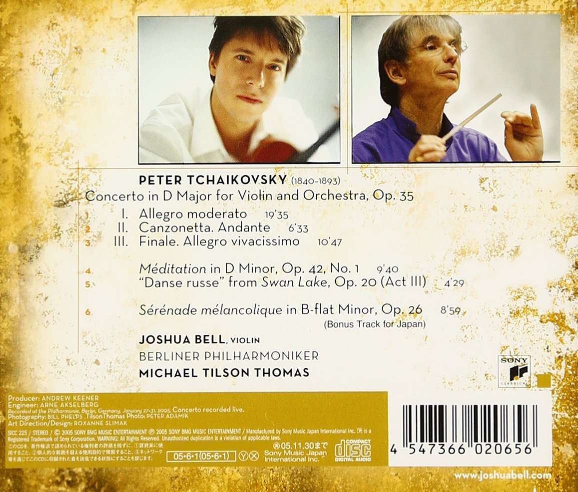 Tchaikovsky:Violin Concerto