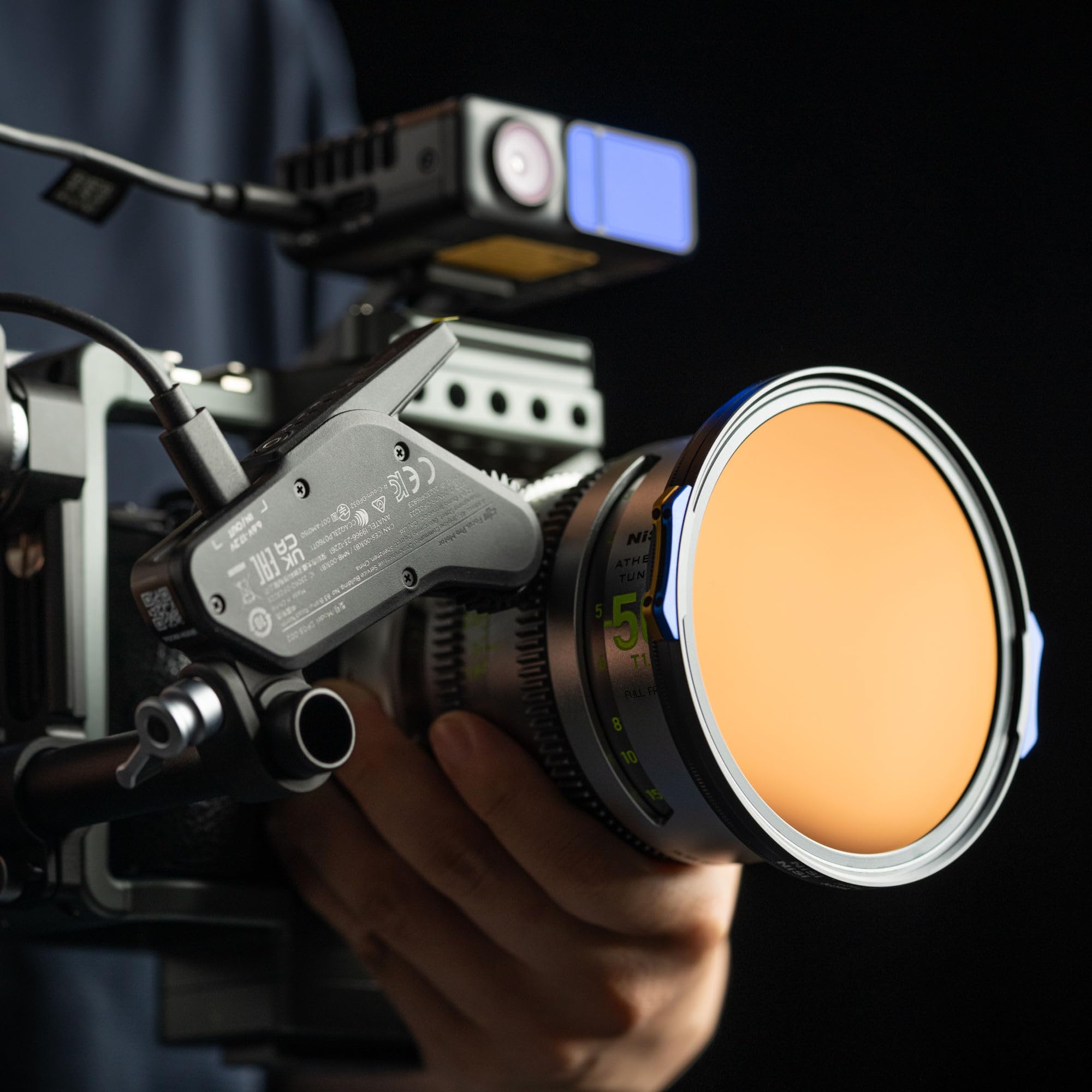 NiSi JetMag Pro 82MAG FS ND16 - Filtro magnético de densidad neutra de espectro completo de 4 paradas (1.2) - Vidrio óptico nano revestido, marco de aluminio ultrafino, color real, requiere anillo