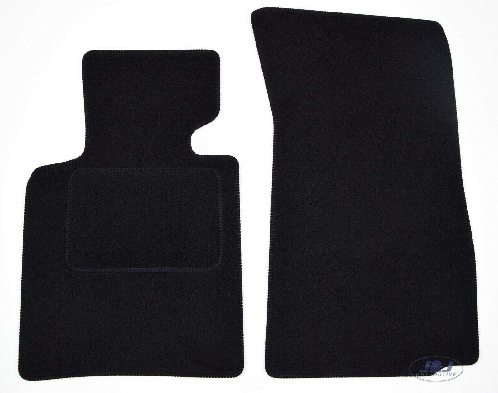 J&J AUTOMOTIVE Tappetini In Velluto Su Misura Per KIA Rio (dal 2017) | Set 4 Pezzi Nero, Antiscivolo E Fonoassorbente