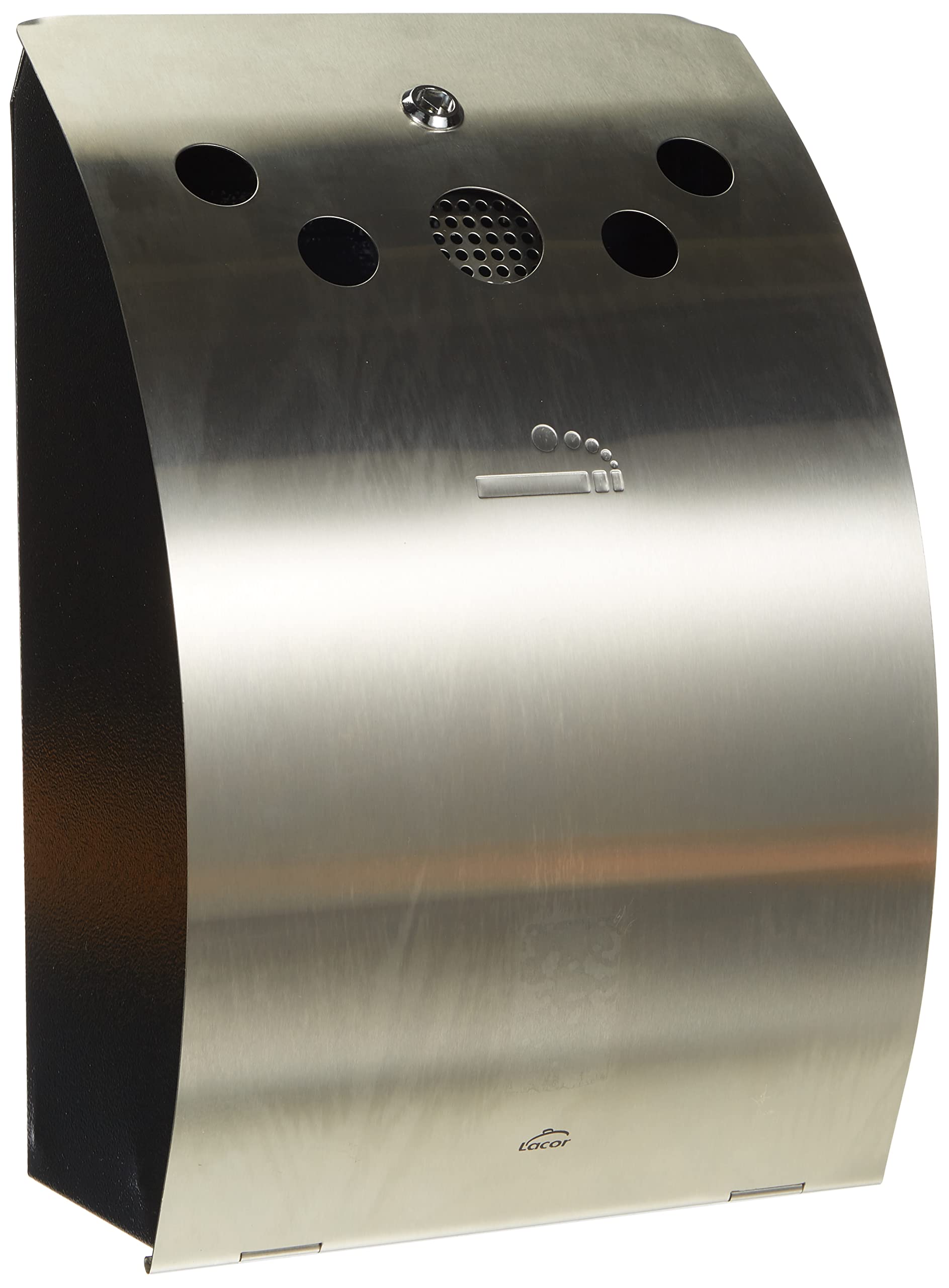 Lacor 63341 63341 Wall Ashtray, Stainless Steel, 18/10 Steel