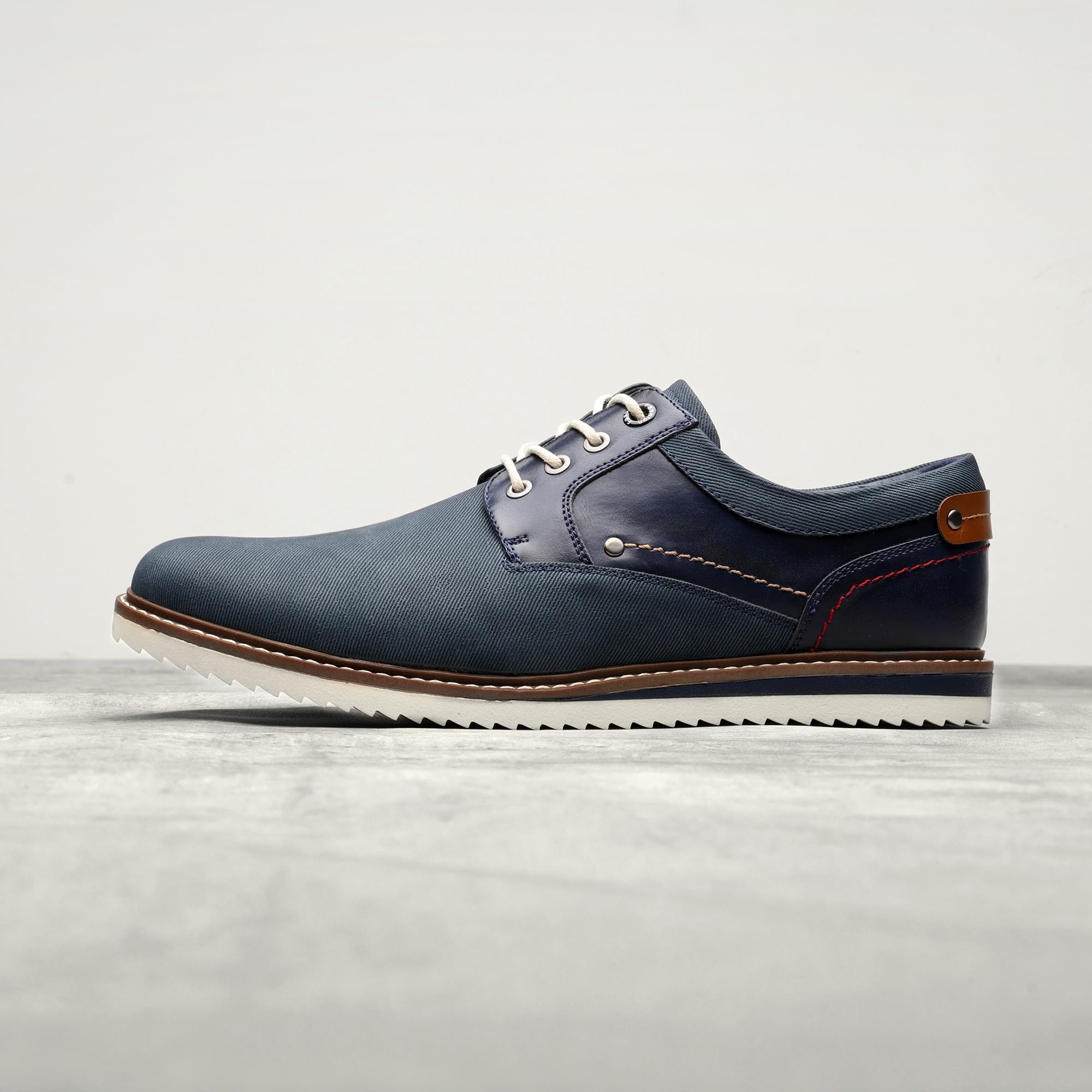 Bruno Marc Męskie półbuty sznurowane, biznesowe, do garnituru, buty rekreacyjne, buty Oxford, Derby, casualowe, skórzane buty