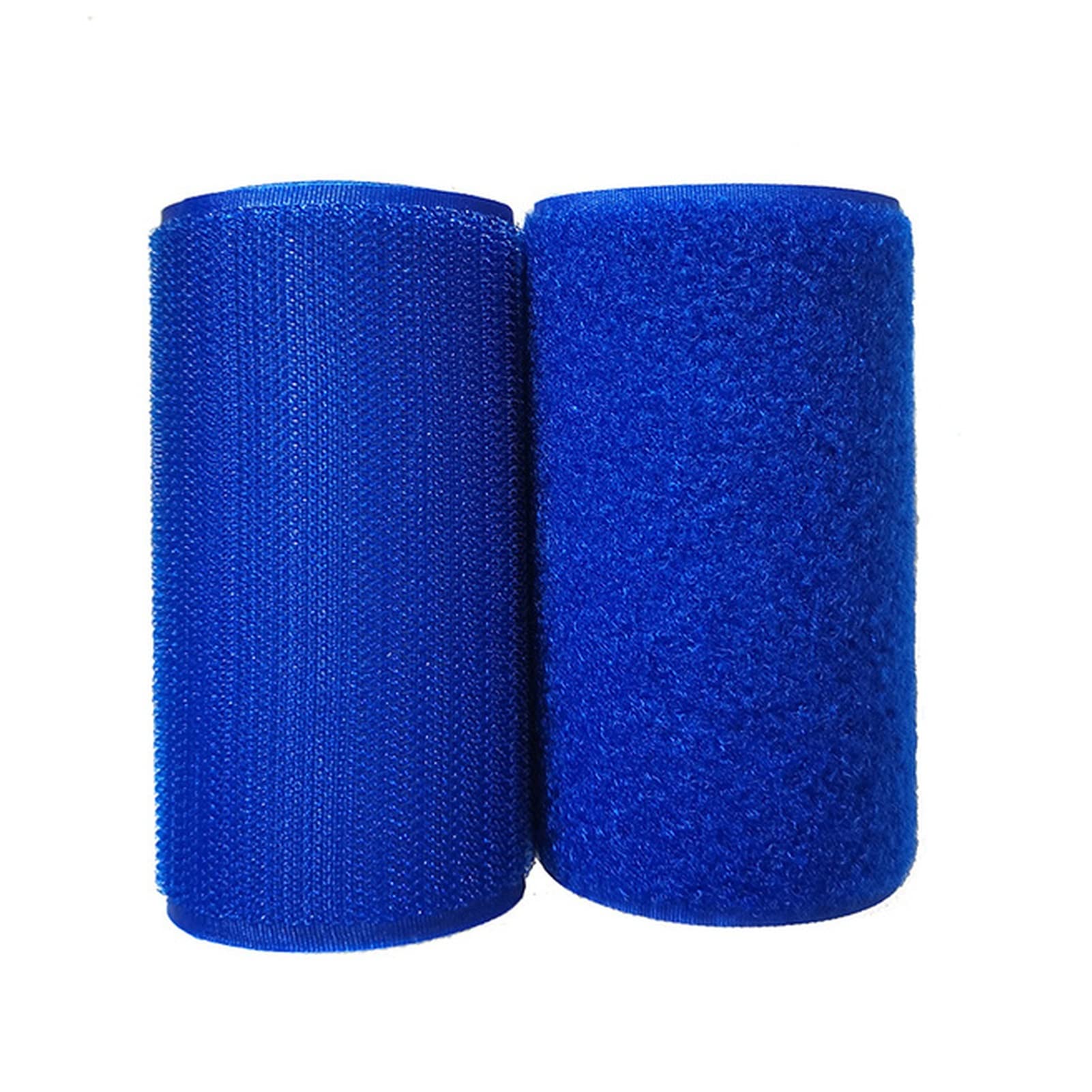 10cm width/1meter Length Nylon Fastener Tape no Adhesive Sewing Magic Loop Hook Sticker Strip Clothing Stick Tape(Royal Blue)
