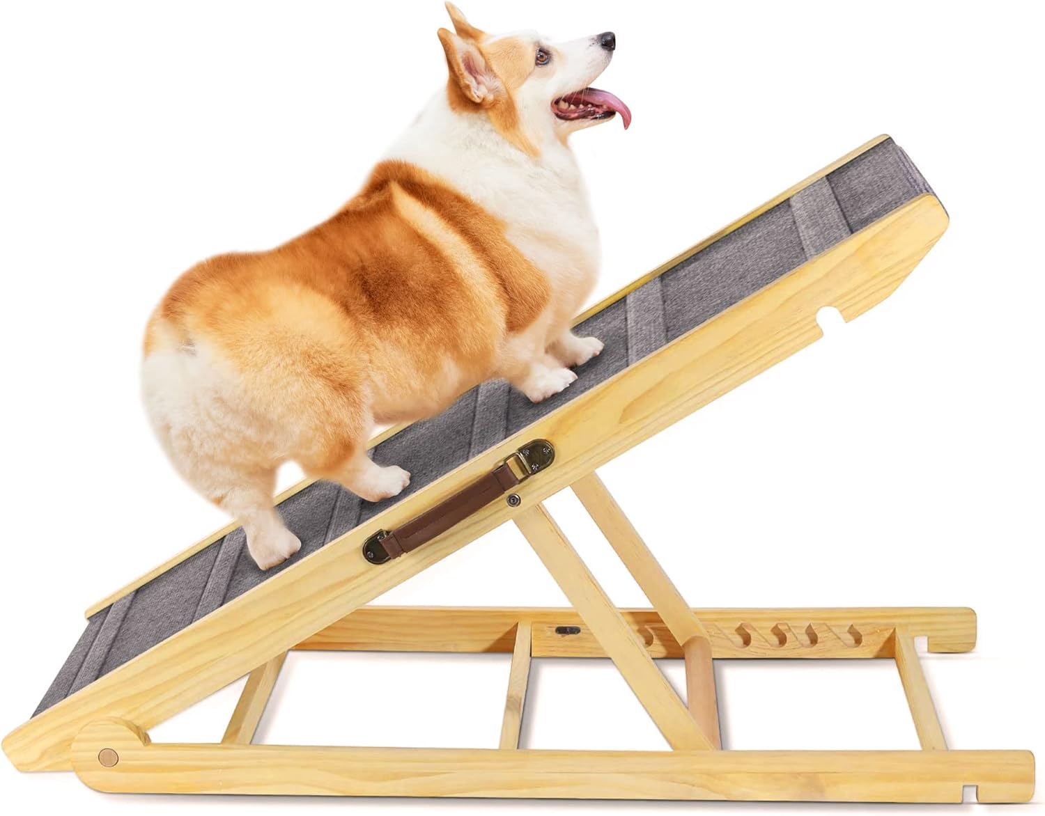 Dog Ramp for Bed, Car Ramp, Dog Stairs, Folding Pet Ramp