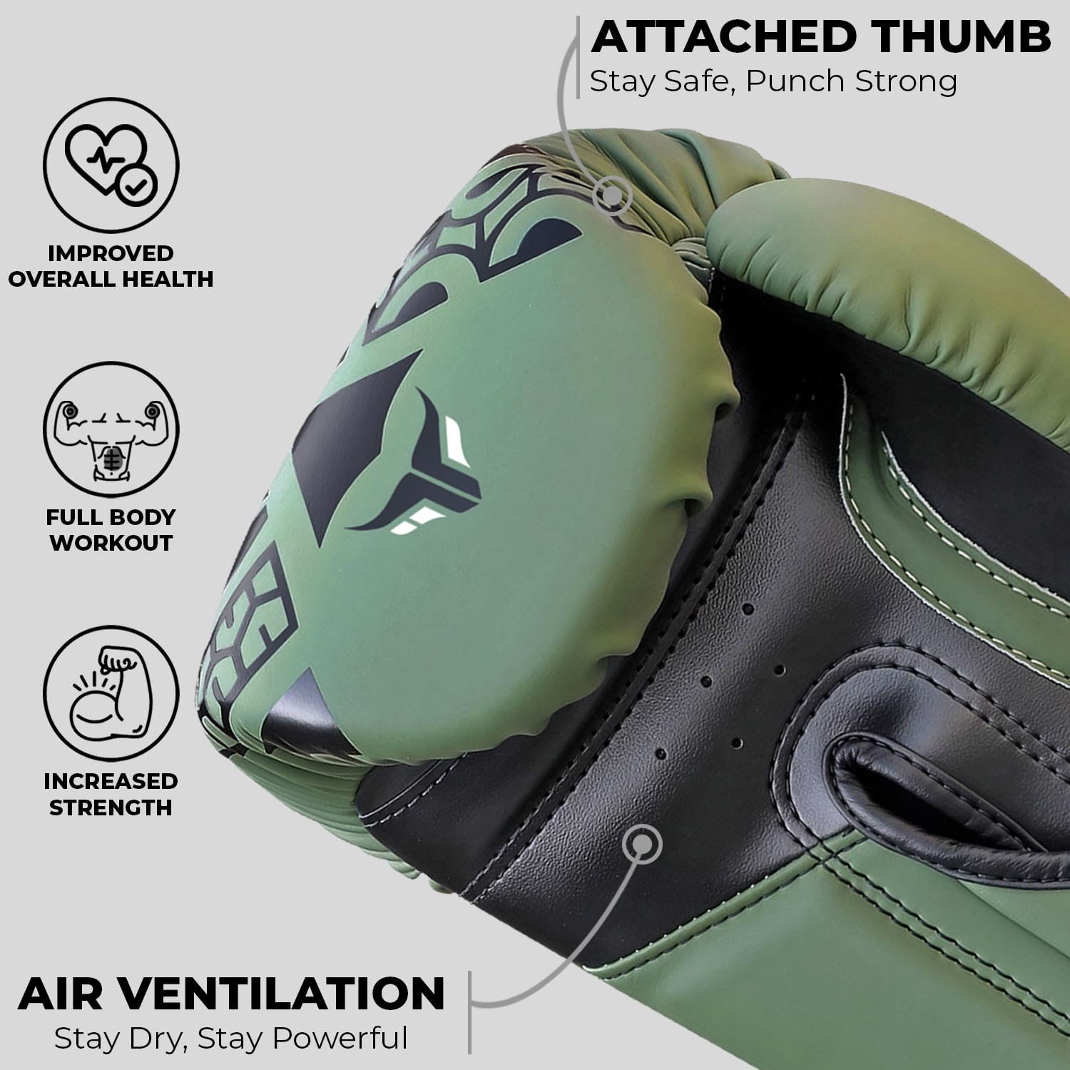 Mytra Fusion Gants de Boxe - Gants d'entraînement MMA Parfaits pour Le Punch, Le Kickboxing, Le Fitness, Le Sparring, Le Muay Thai, l'entraînement et Le Combat