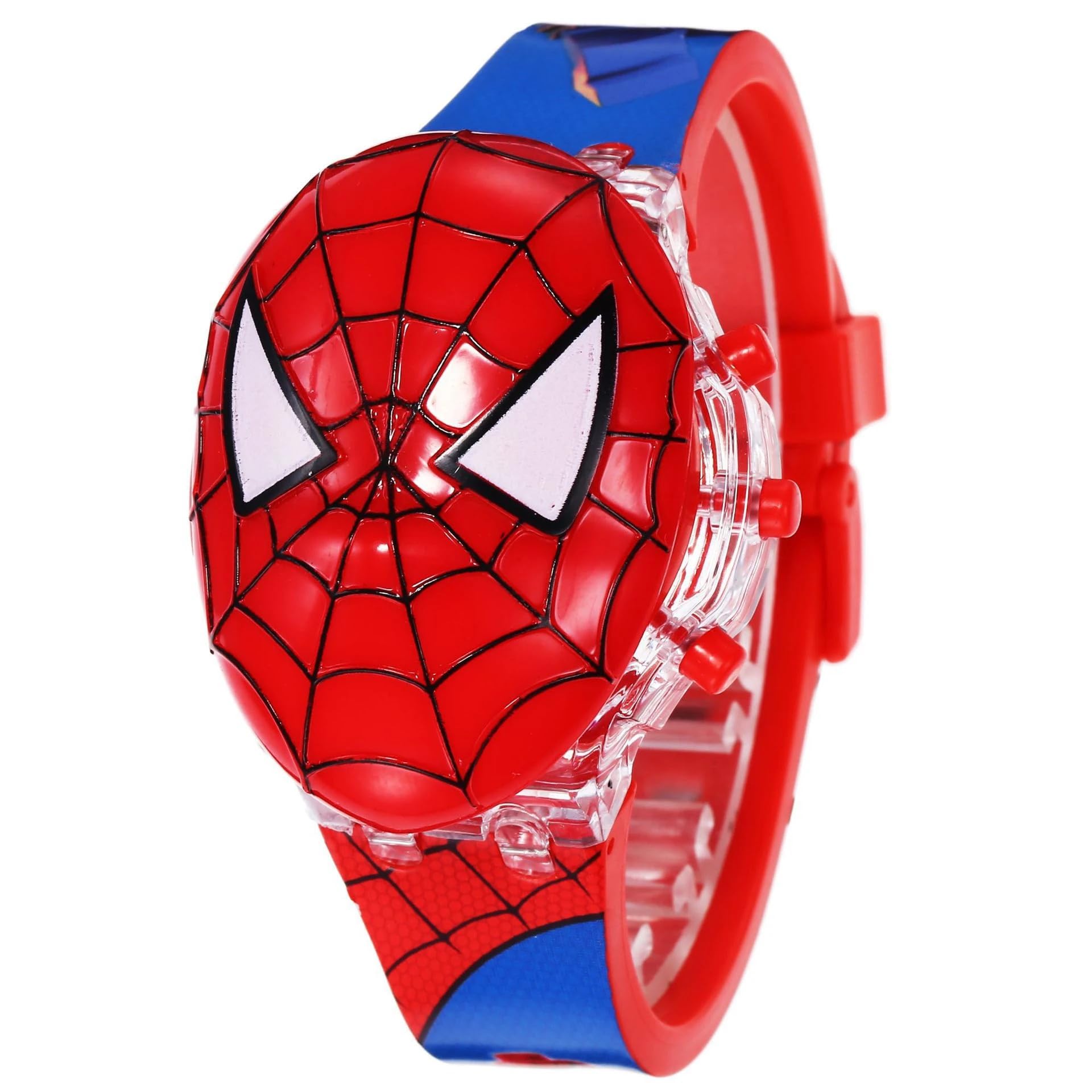 Lionmati Watch for Boys and Girls Spider Man Kids Light Glowing Watch with Music Tune and Face Cover Multicolor Led Digital Light Kid Watch (3-9 Year Red Diwali Gift (B0BJQV98JP) Amazon Price History, Amazon Price Tracker