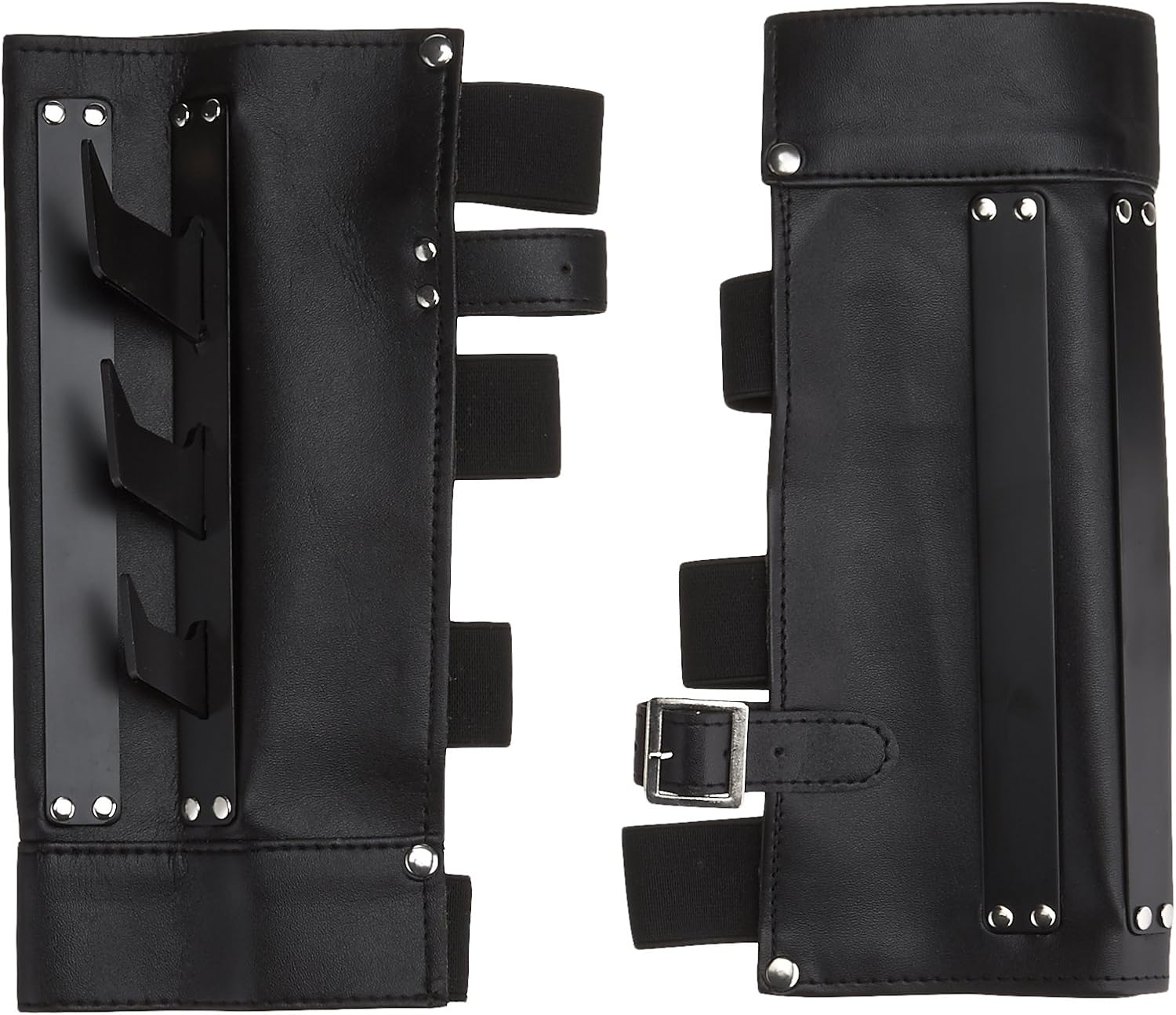 BladesUSA YC-709 Martial Arts Arm Cuff with Metal Spikes, Black, 9-1/2-Inch Length