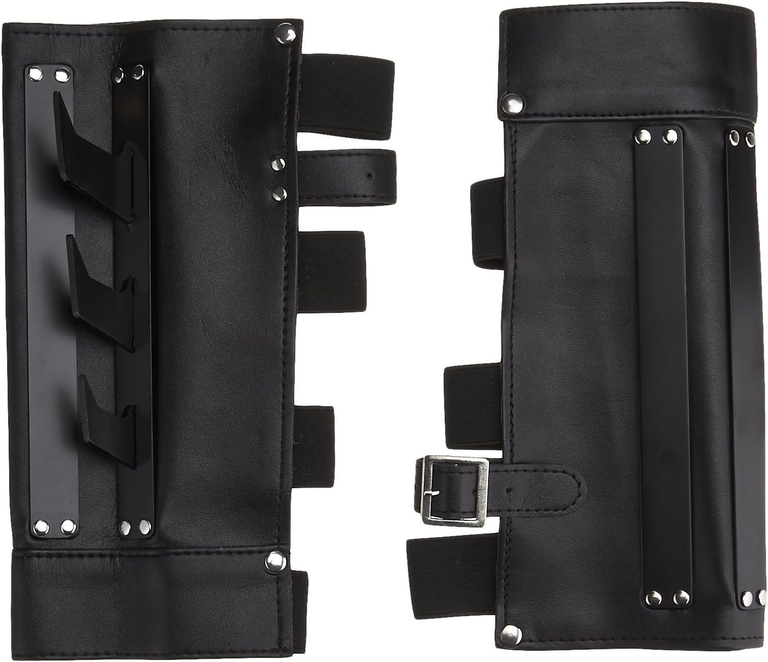 BladesUSA YC-709 Martial Arts Arm Cuff with Metal Spikes, Black, 9-1/2-Inch Length