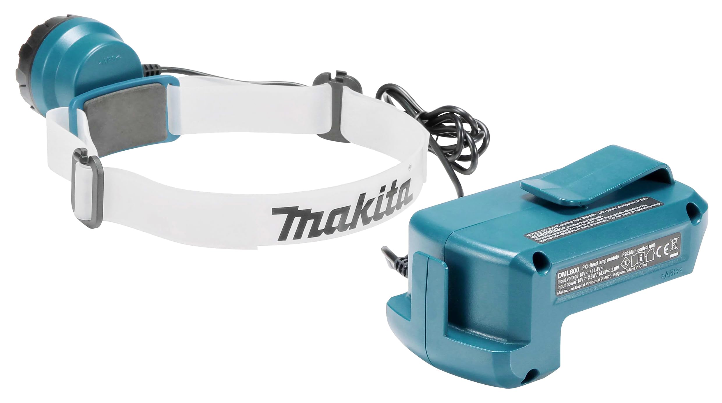 LAMPE FRONTALE LED LI 14,4/18V MAKITA (vendu sans chargeur ni batterie) - DEADML800