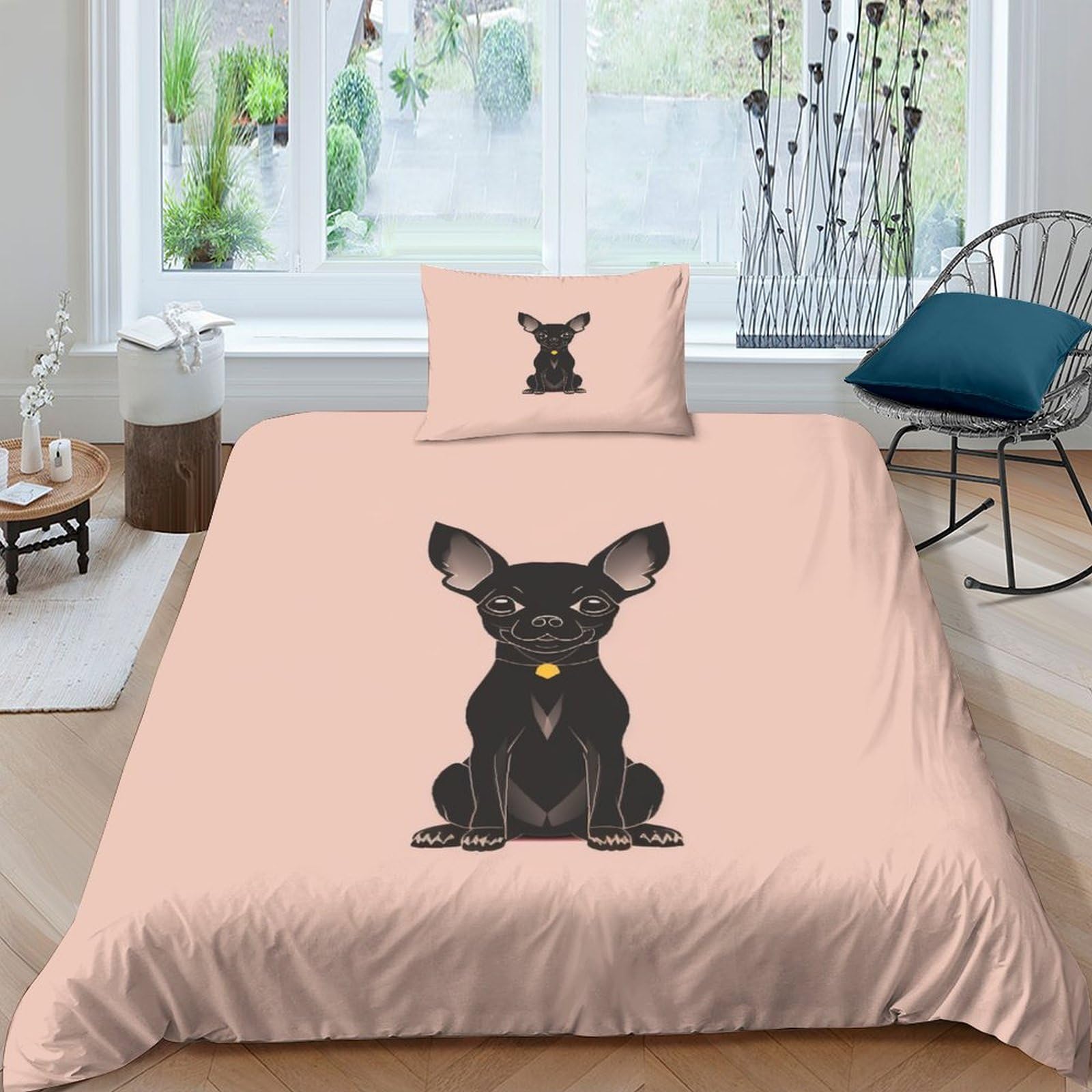 Parure de lit enfant et ado comprenant housse de couette confortable 135x200 et taies d oreiller