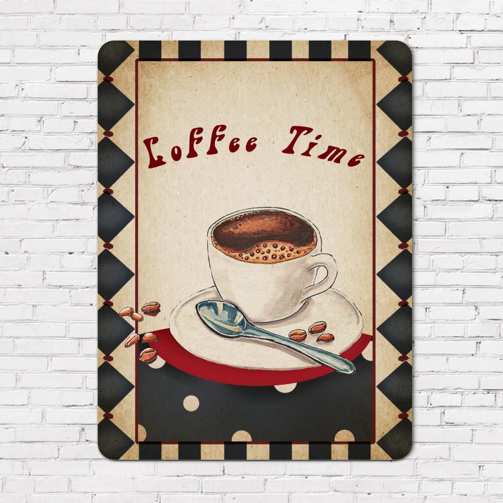 Amazon.com: Vinisong Coffee Time Brewed Coffee Wall Art Decor