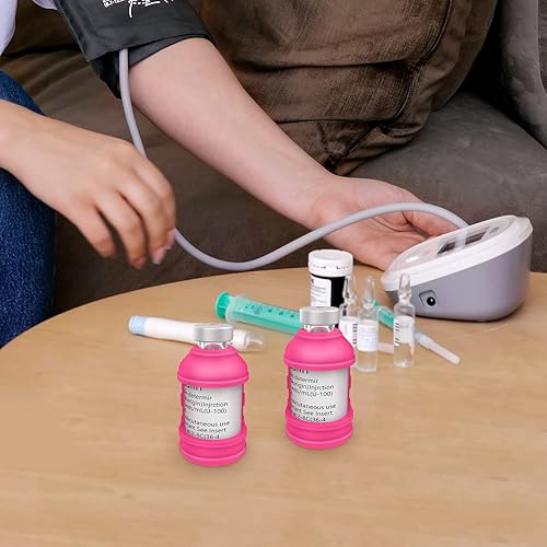 Vista 28 de Funda protectora de insulina a través de botella para diabéticos, soporte de silicona para la mayoría de los viales de insulina de 0.3 fl oz