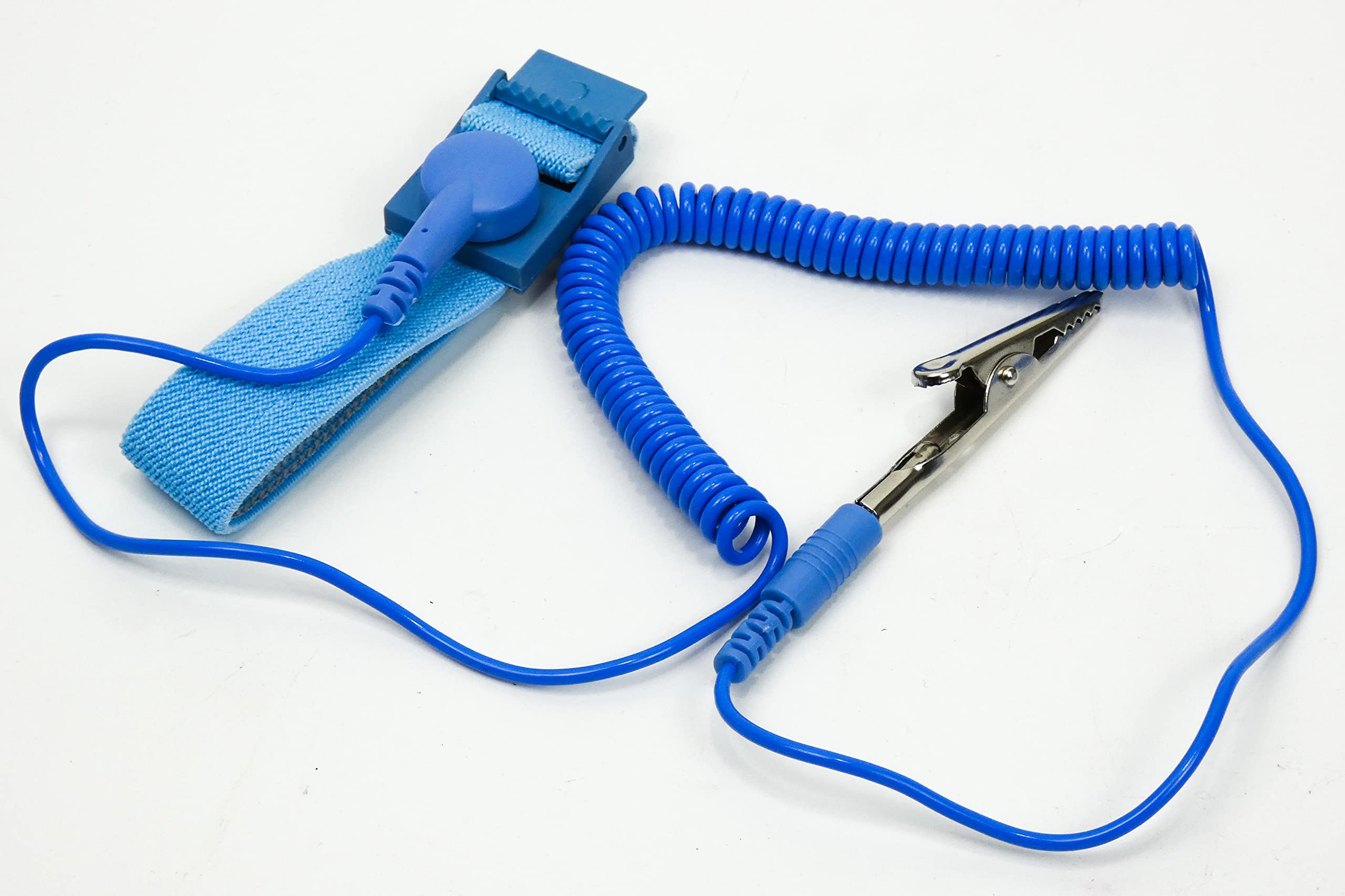 ESD Armband mit Erdungskabel, 1 Armband | Antistatik, Schutz vor elektrostatischer Entladung, Für Elektronik, PC & Reparaturarbeiten