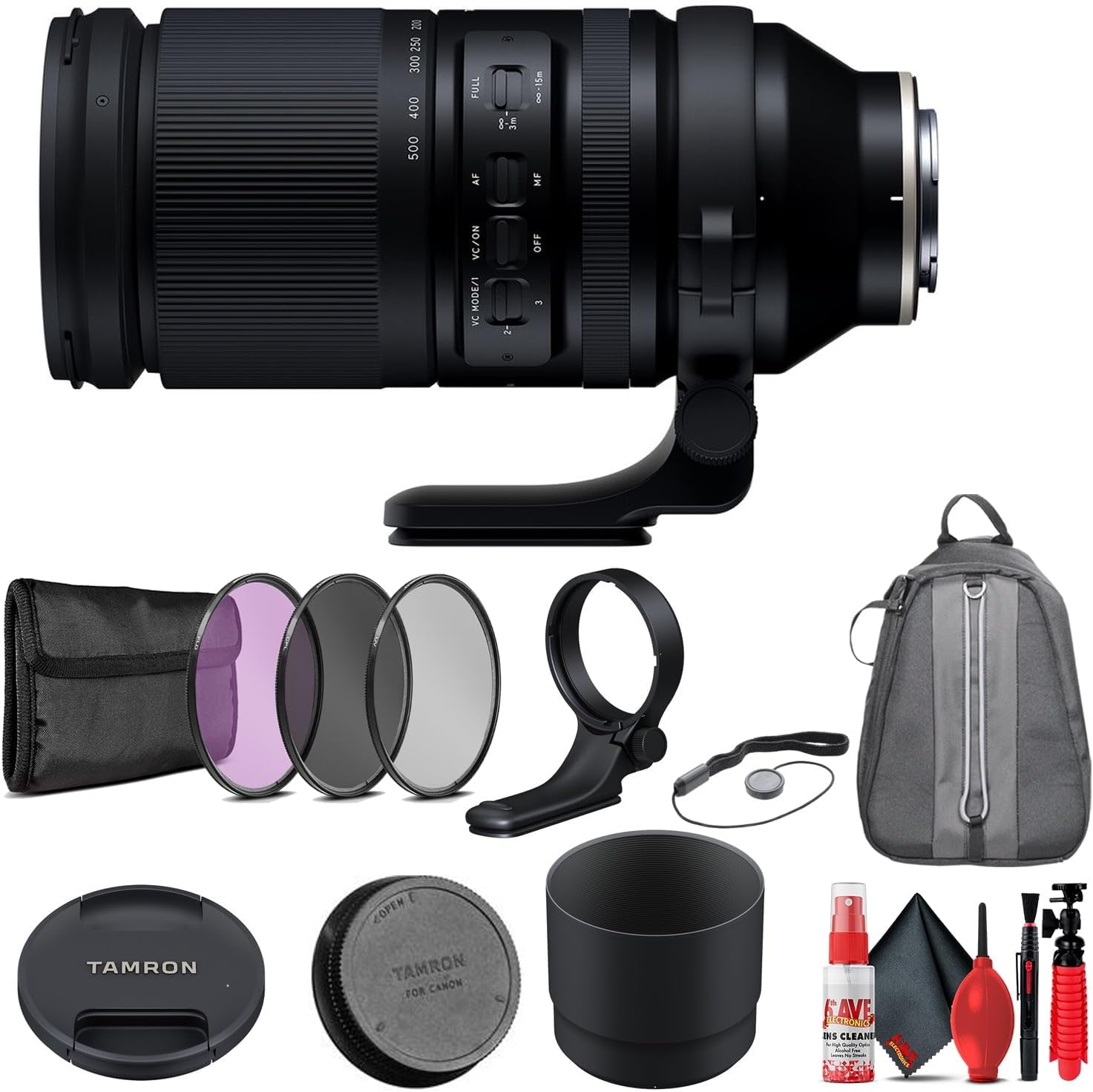 Tamron 150-500mm f/5-6.7 Di III VXD Lens for Sony E-Mount (AFA057S-700) + Accessories
