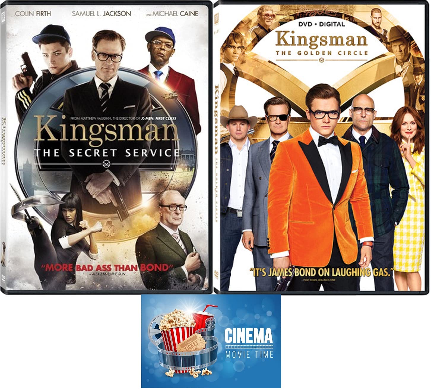 The Kingsman Double Feature Secret Service and Golden Circle