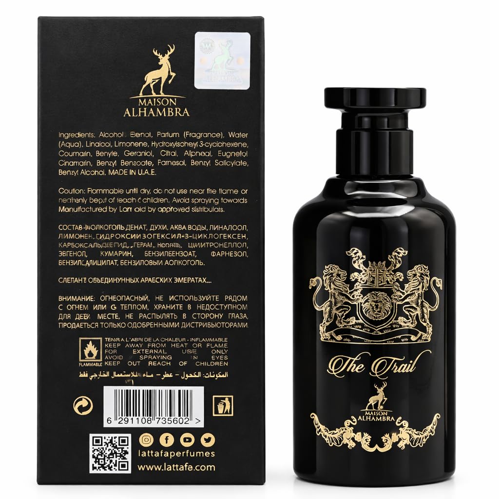 香水(ユニセックス) The Trail Maison Alhambra EDP 100ml Amazon.com : Maison Alhambra The Trail – Smoky, Woody, Aromatic