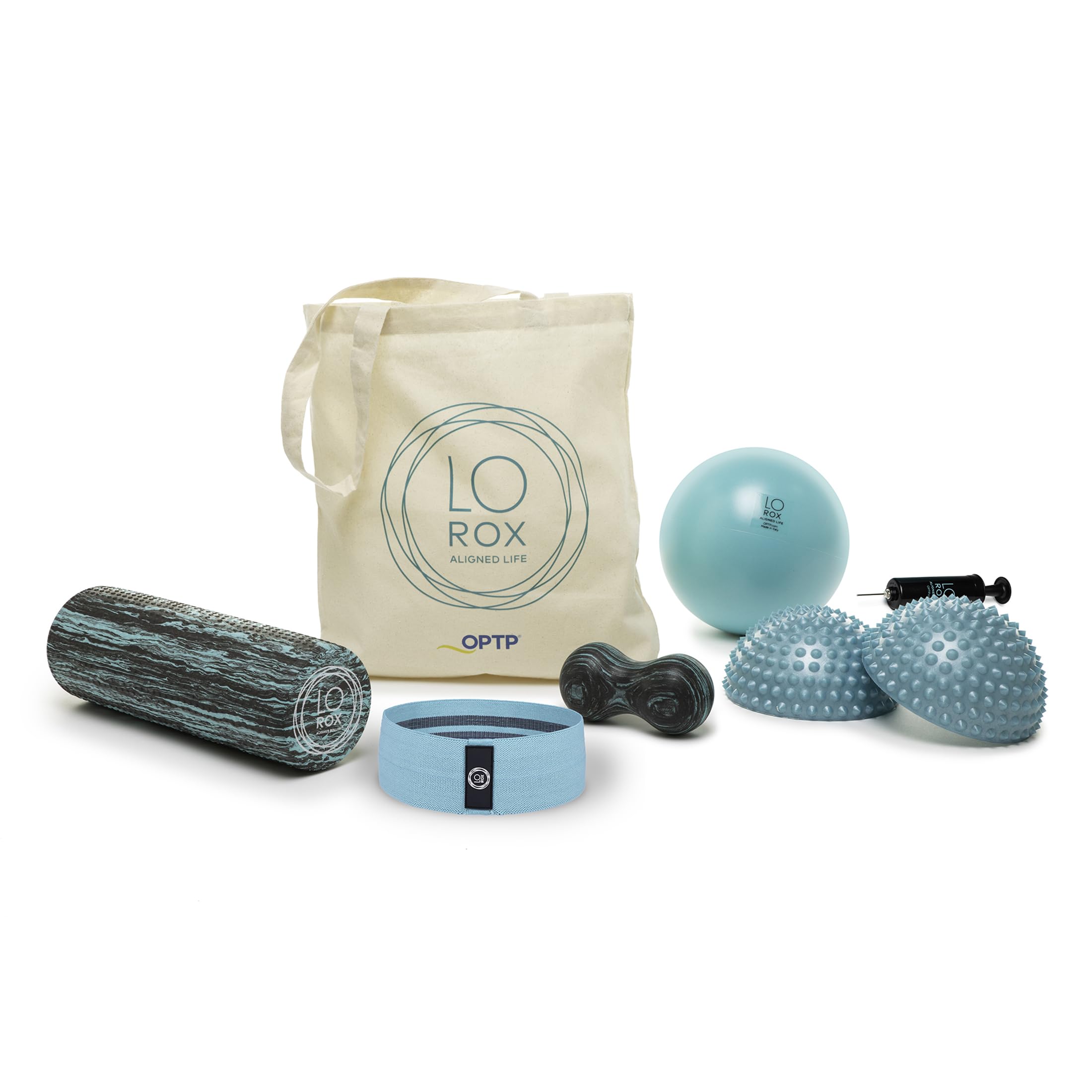 LO ROX Aligned Life Set and Kit - Exercise, Massage and self-Care Products from Lauren Roxburgh