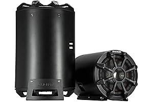 Kicker 4TCWTB102 TB10 10-inch Loaded Weather-Proof Subwoofer Enclosure with 2-Ohm Impedance and 400 Watt Power