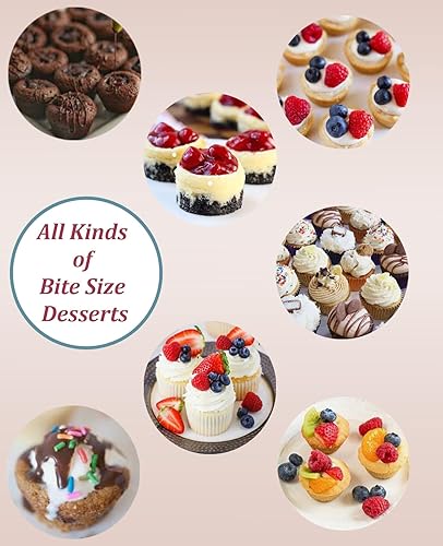 Miniatura 7 de Mini molde de silicona para magdalenas, 12 tazas de silicona con cepillo de silicona para hacer mini pasteles de muffins, pan, tarta, sin BPA y apto