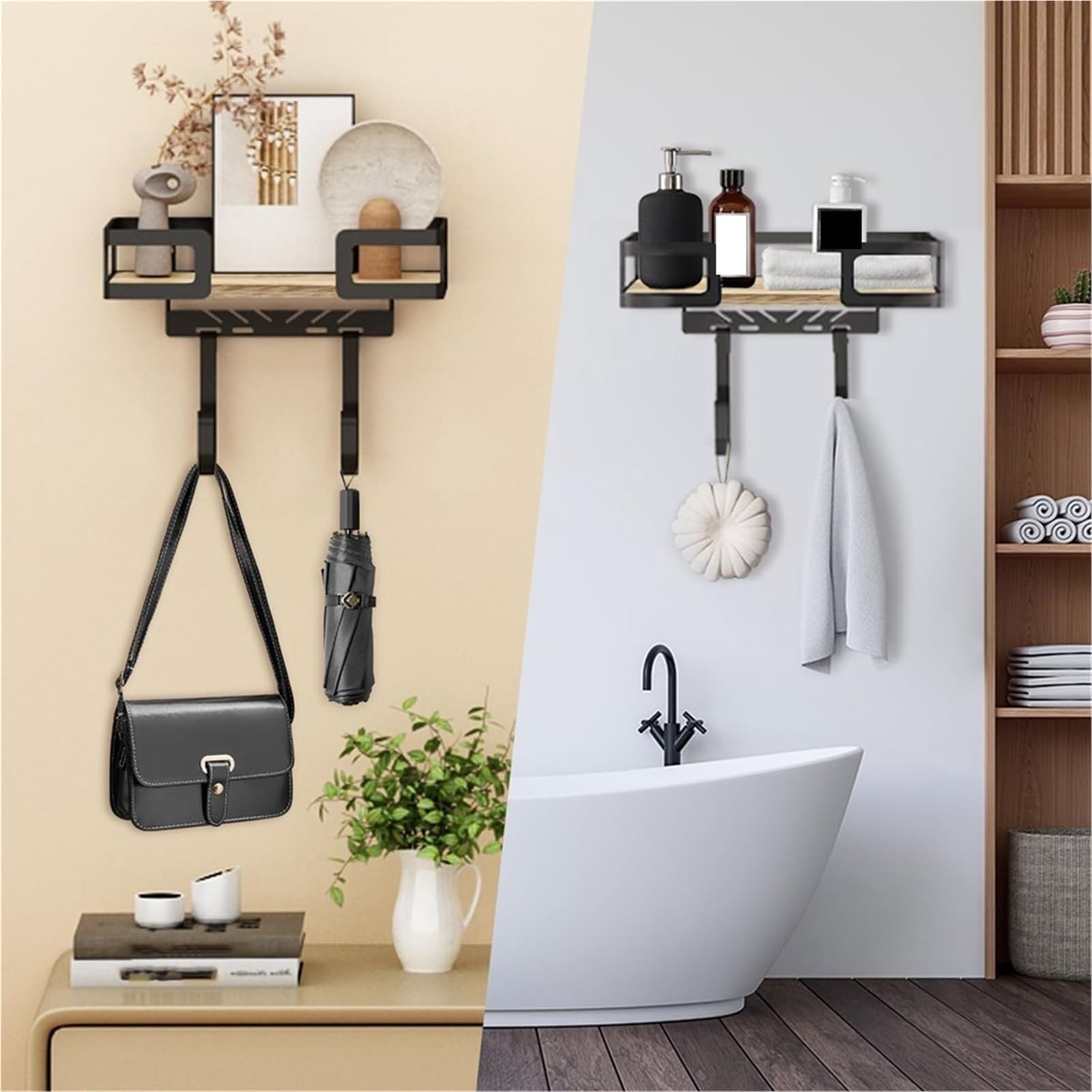 Wandmontierter Elektrischer Bügeleisenhalter 2 Stück Bügelbretthalter, Wandhalterung, Bügelbrett-Wandaufhänger, Nähen, Wäscheraum-Organisation