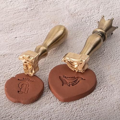 Miniatura 4 de Pottery Signature Stamps  Sello de cerámica de latón personalizado  Sello de logotipo de regalo para alfareros  Firma de arcilla personalizada