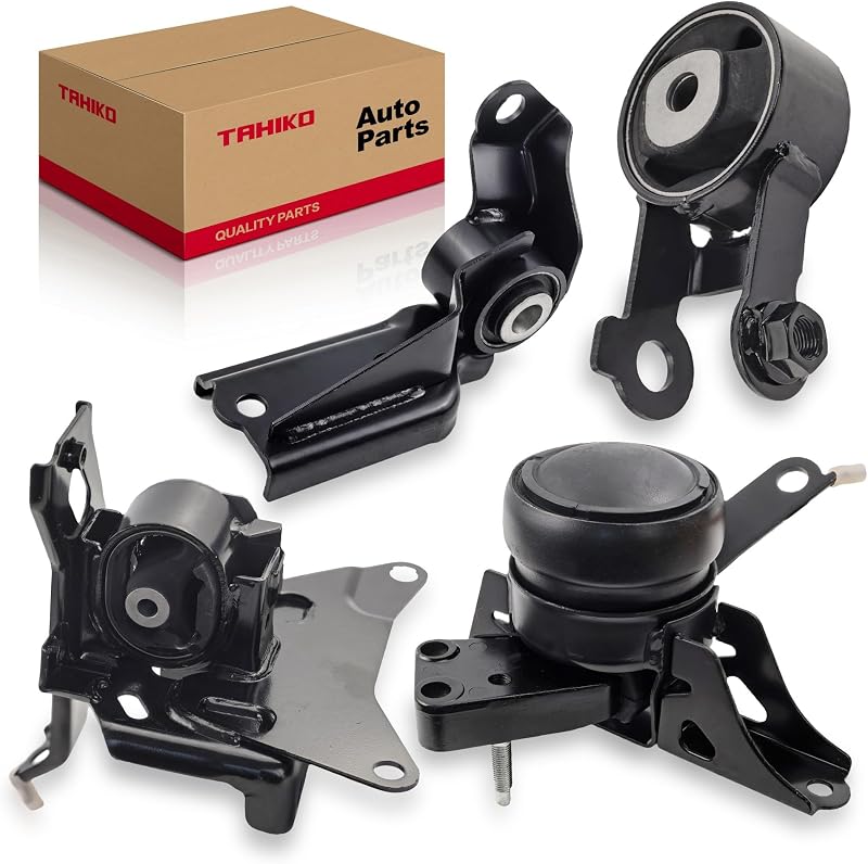 Kit de coxins do motor e câmbio TAHIKO para Toyota Yaris 1.5L automático – 4 peças