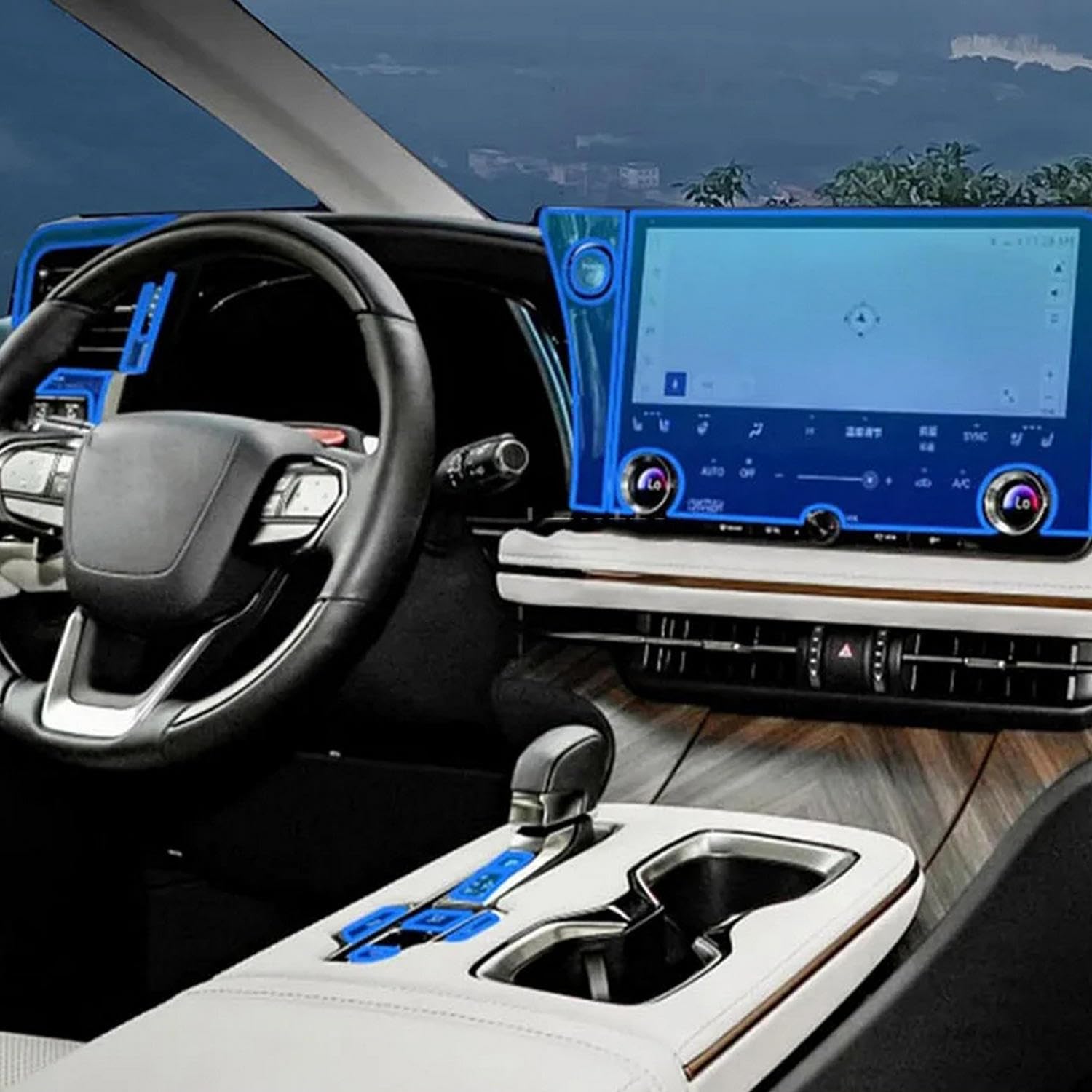 Film protecteur TPU intérieur LEXUS LM 2023 pour trajets sereins en famille