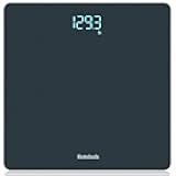 Digital Bathroom Scale for Body Weight, Weighing Professional Since 2001, Crystal Clear LED and Step-on, Batteries Included, 400lb/180kg, Blue