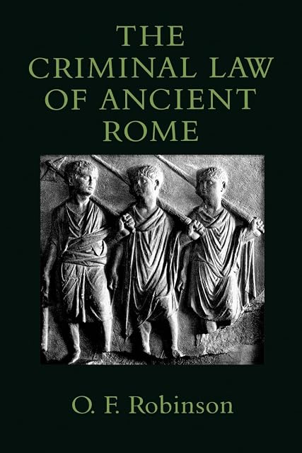 Portada de The Criminal Law of Ancient Rome