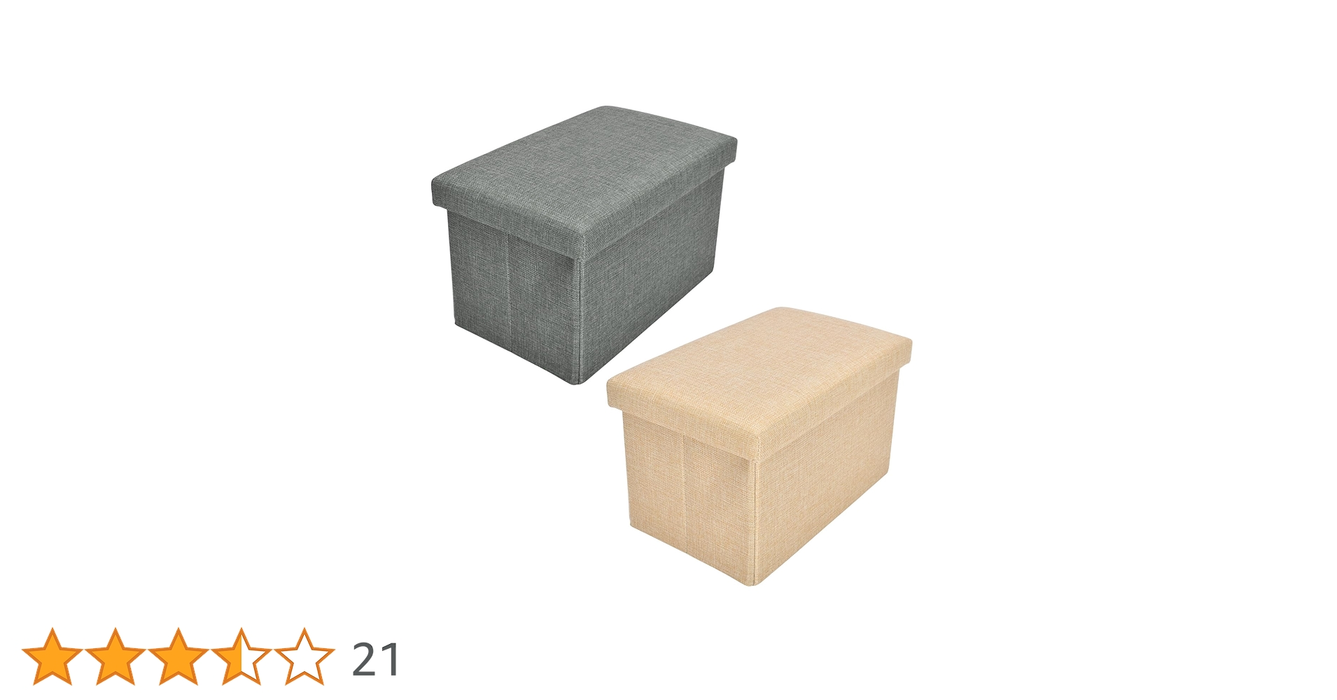 ボックスイス2個 Amazon｜通販のトココ 収納ボックス 長方形 同型2色セット ny105-ch