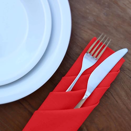 Vista 322 de Ruvanti Servilletas de algodón 12 unidades, servilletas de tela suaves y cómodas, servilletas de lino de calidad hotelera de lujo – Servilletas