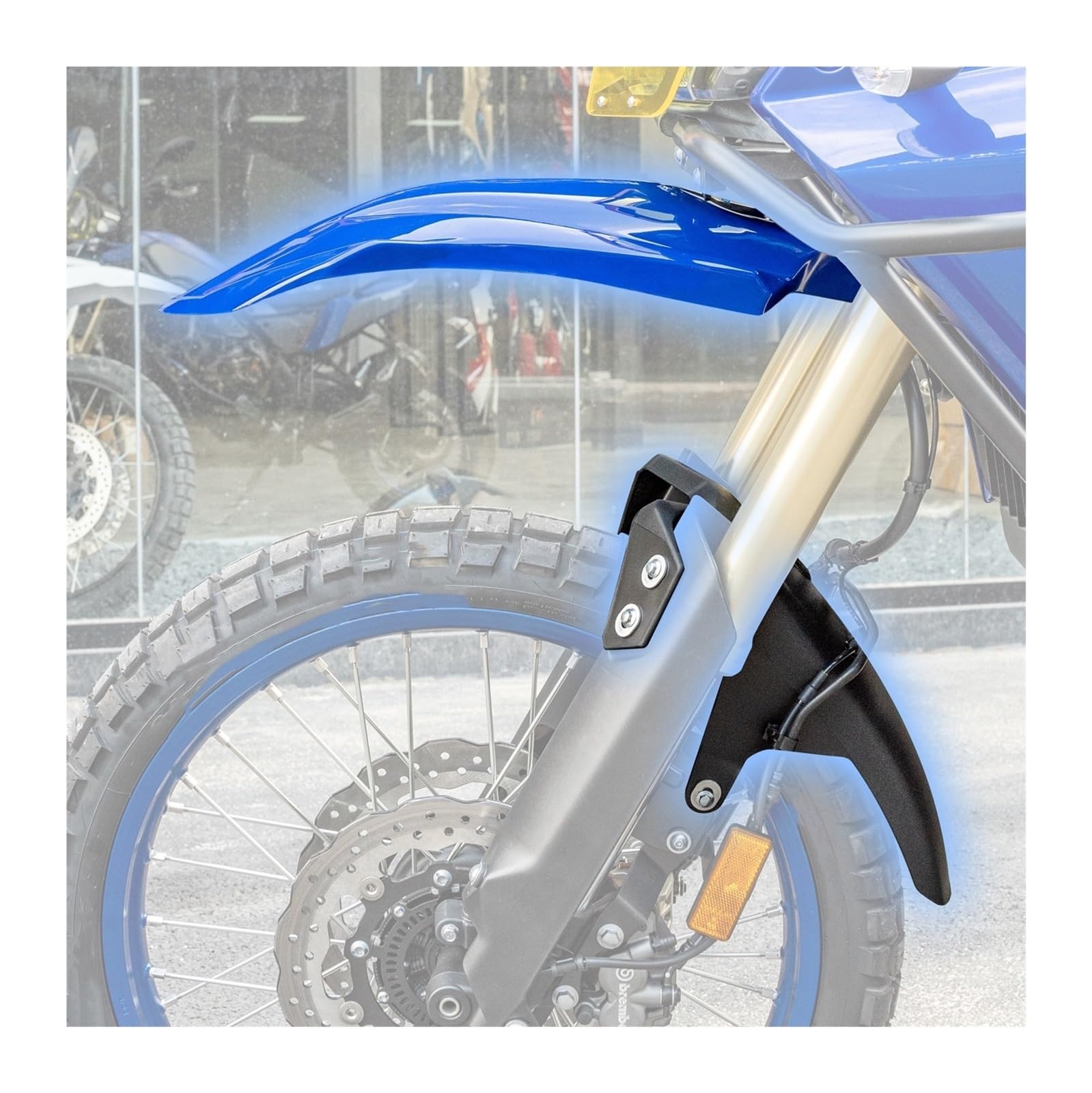 motocykl BikeBłotnik przedni Pasuje do Yamaha TENERE 700 Przedni błotnik Niski błotnik Osłona koła Osłona ochronna osłona błotnika(Low - Matte black)