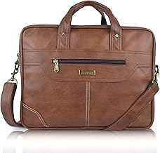 Veneer Laptop Bag 15.6 Inch, Business Briefcase for Men Women, 15inch Water Resistant Messenger Shoulder Bag with Strap, Durable Office Bag, for Computer/Notebook/MacBook,Black (Grey)