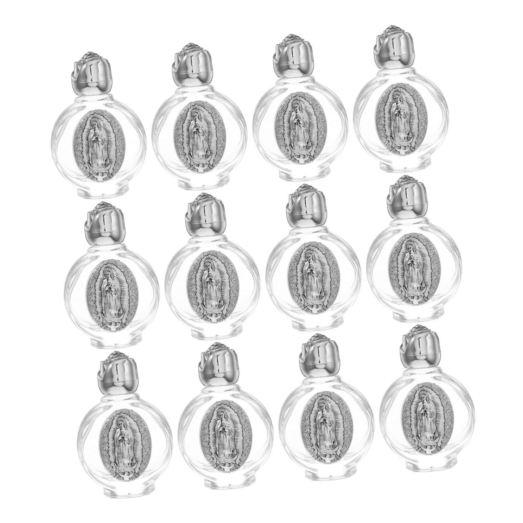 Bouteilles de verre vides pour eau bénite UKCOCO 12 pièces pour baptêmes et cérémonies