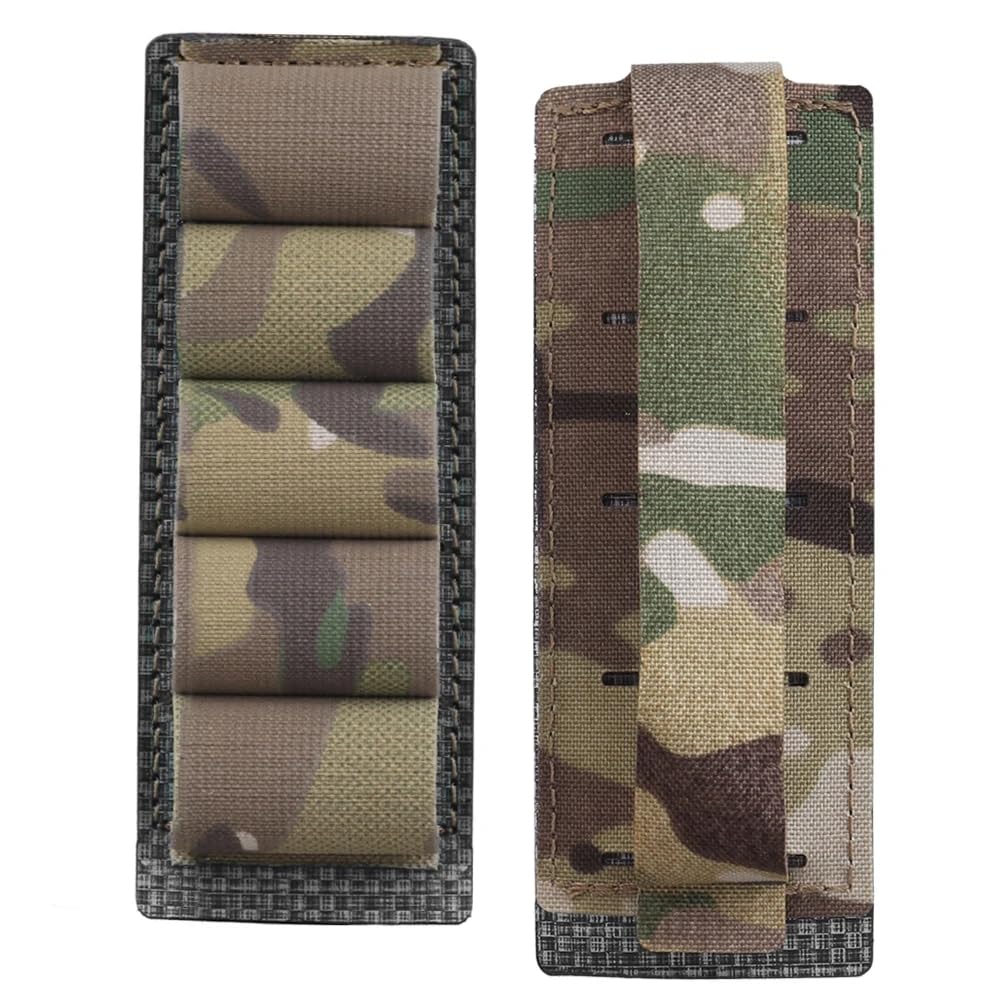 BLACK TACTICAL MOLLE 5 Rounds Shell Ammo Pouch 12/20GA Shotgun Bullet