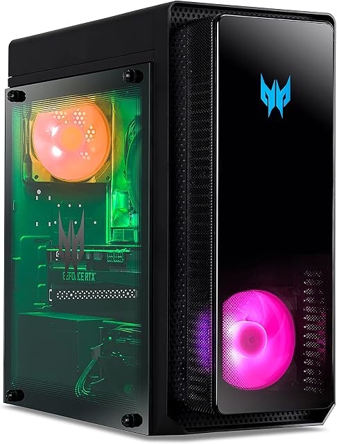 Acer Predator Orion 3000 PO3-640 Gaming PC - (Intel Core i7-12700F, 16GB, 1TB HDD, NVIDIA GeForce RTX 3060Ti, Windows 11, Black)