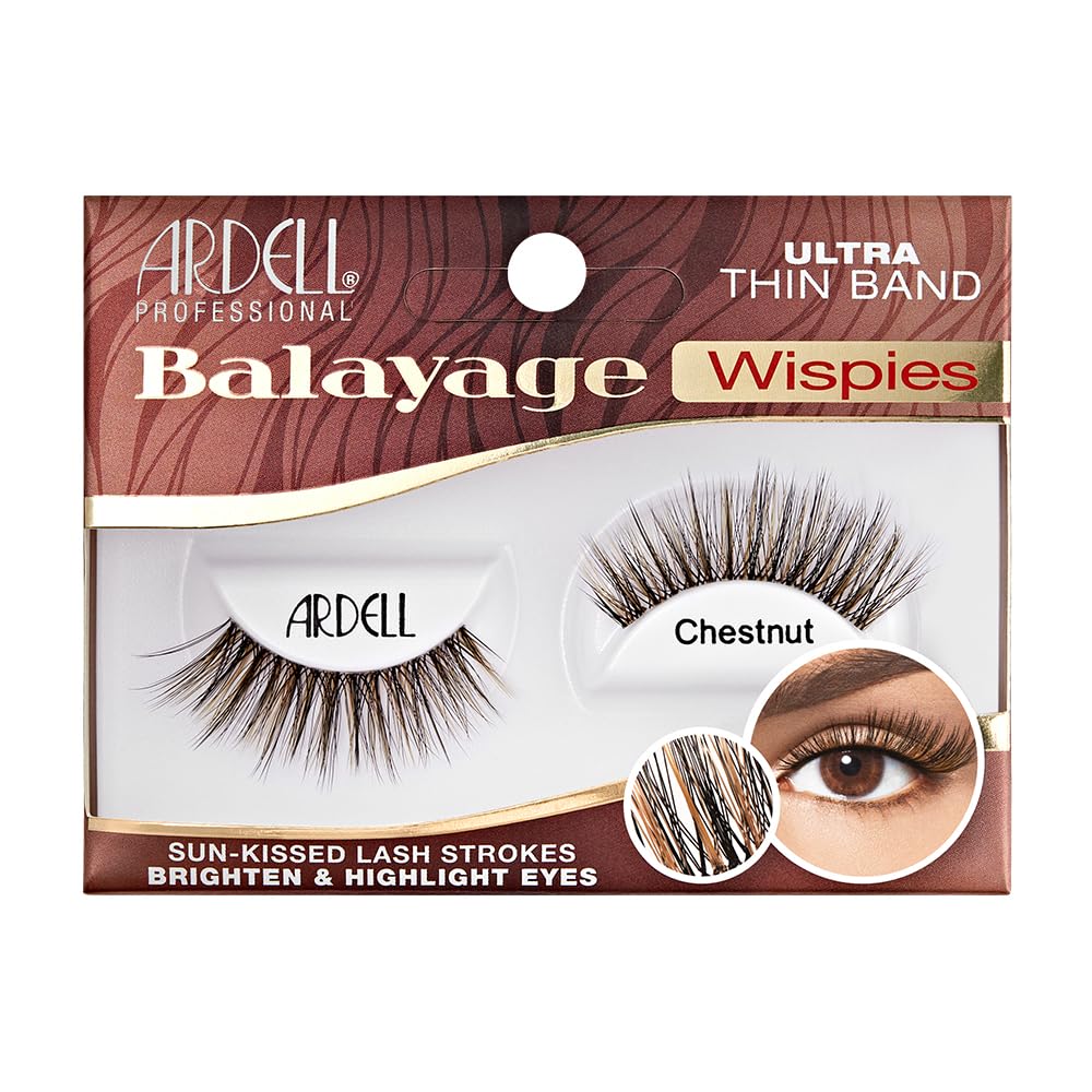 Ardell Balayage Wispies Chestnut False Eyelashes 1 Pair