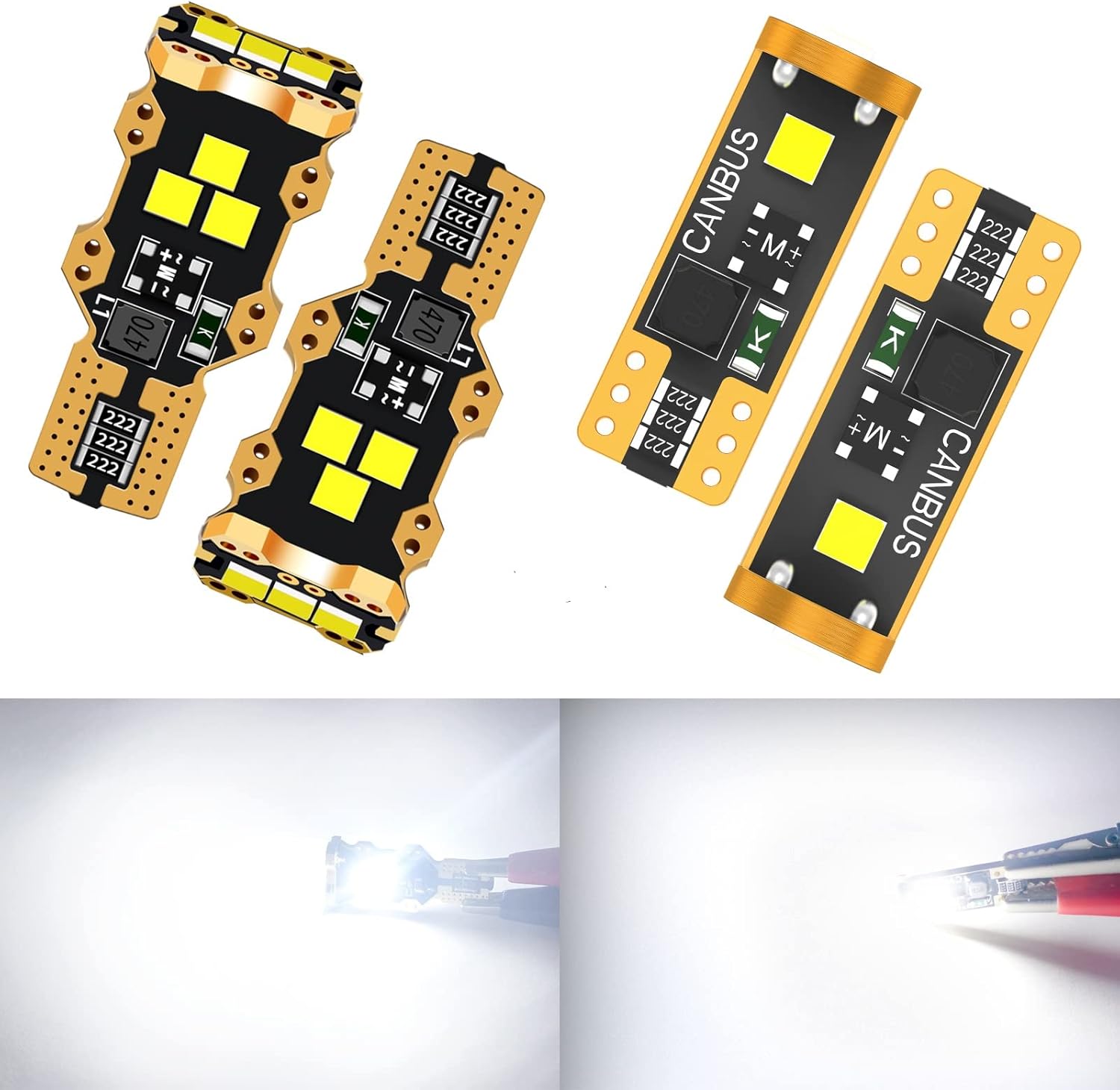 LASFIT 921 LED reverse light and 194 license plate light