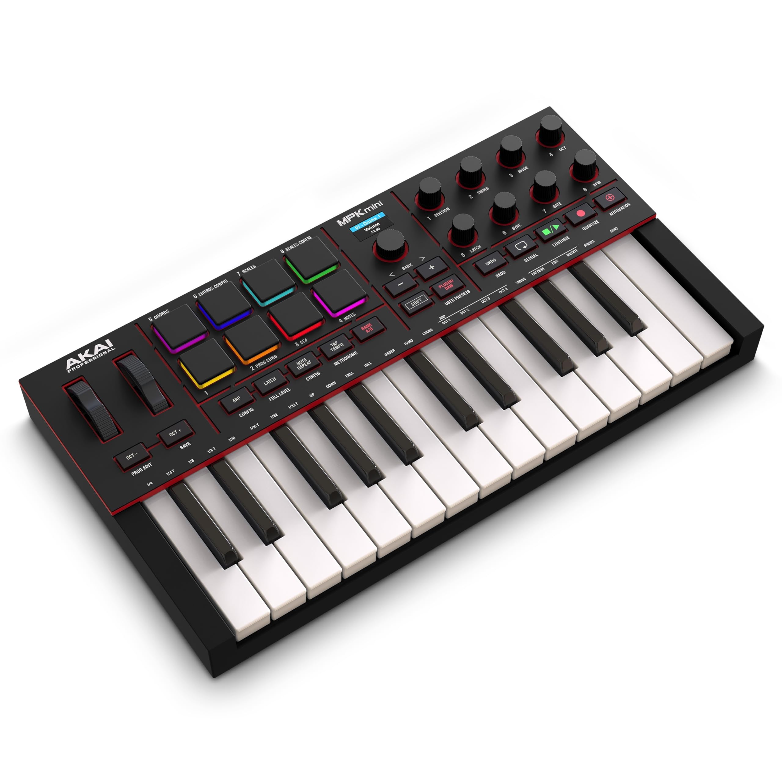 Akai Professional MPK Mini IV USB-C MIDI Keyboard Controller for