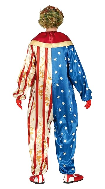 Foto 2 de 6 de FIESTAS GUIRCA - Disfraz Patriot Clown Adulto (48-50/M) - Cuello y Mono