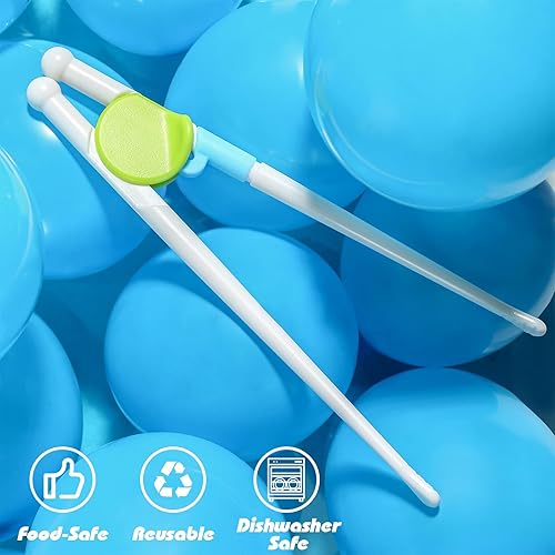 Miniatura 6 de 4 pares de palillos para niños, juego de palillos de entrenamiento, palillos de aprendizaje, desmontables para principiantes, niños, aptos para