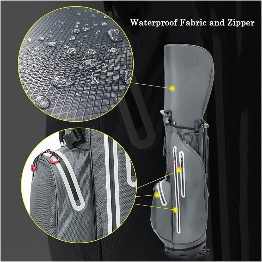 Portable Lightweight Golf Club Cart Bags Golf Club Carry Bags Golf Stand Bags for Men Women 35.8x14.2x7.7 Inch Vision