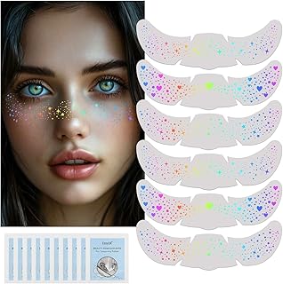 18 piezas holográficas multicolor con purpuri...