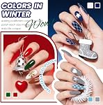 VANREESA 48 Pcs Gel Nail Polish Set 42 Couleurs Gel polonais avec 2 Pcs Base Coat Glossy & C'est pas vrai. & argent & Golden Top Coat Nail Kit Cadeaux pour les femmes filles Nail Art Salon à la maison