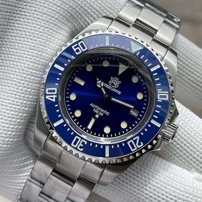 SteeldiveAU SD1964, Sea-Dweller, NH35, AR Sapphire, Blue, 1000m Diver, Diving, BNIB