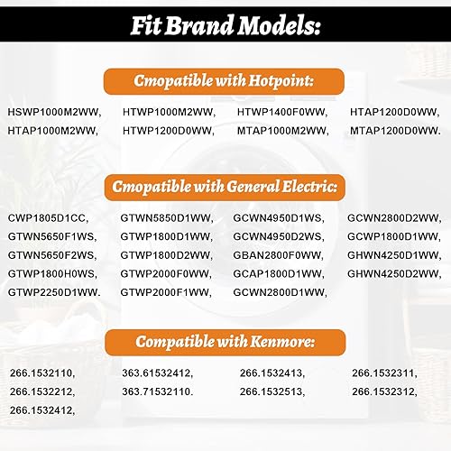 Miniatura 6 de Interruptor de tapa WH12X10334 Conjunto de interruptor de tapa para arandela de Sikawai para arandela de punto caliente G-E reemplaza AP3968471