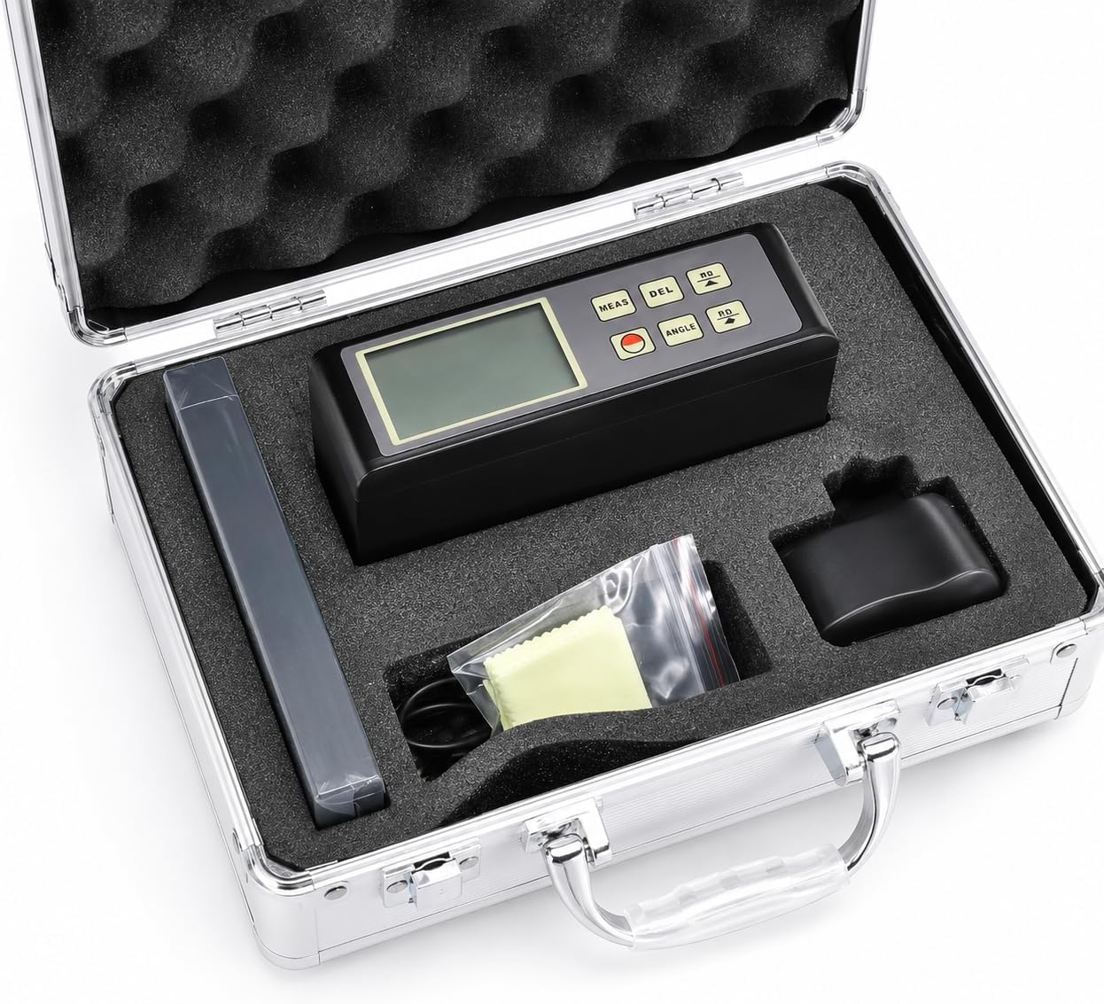Medidor digital de brillo de 20° y 60°, medidor de brillo de superficie de 0,1 a 200 GU para inspección de pintura, pisos, papel, metal y carrocería de vehículos