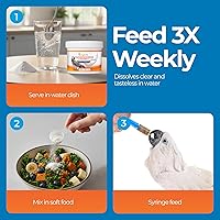 Vista 3 de UnRuffledRx™ Bird Calcium Plus with Magnesium and D3, Dissolves Clear and Tasteless in Water, Supports Bone, Muscle, Feather and Egg Health, 45