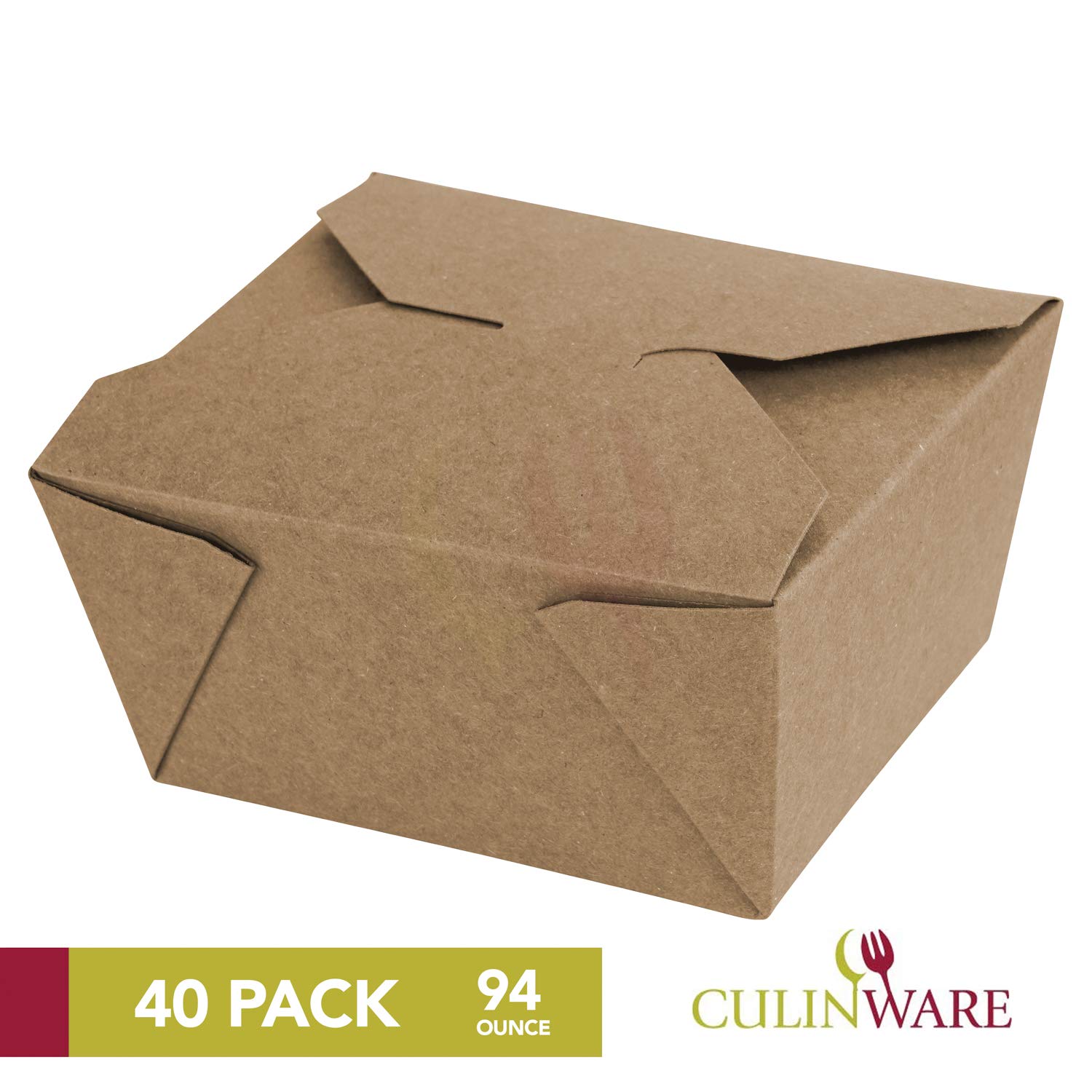 Buy Eco Friendly Disposable Paper Take Out Food Container Sturdy Leak & Grease Proof